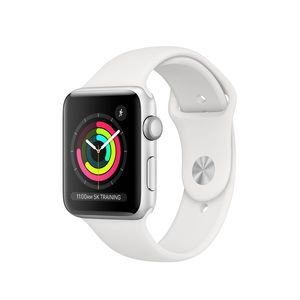 Apple Watch Series 3 GPS Silver • 42 mm • White Sport Band
